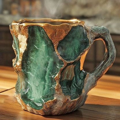 Beautiful Decorative Glass Coffee Mugs - Lusomart