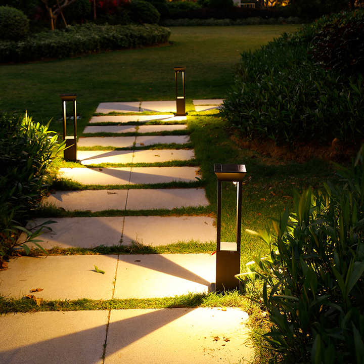 Bright Solar Powered Yard Landscape Lamp