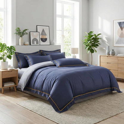 Luxurious Soft Cotton Bedding Set With Smooth Duvet Covers