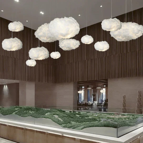 NimbusGlow | Serene Soft LED Ceiling Light Fixture for Cozy Spaces 1