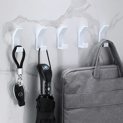 Simple Wall Mount Hooks for Entryway Organization