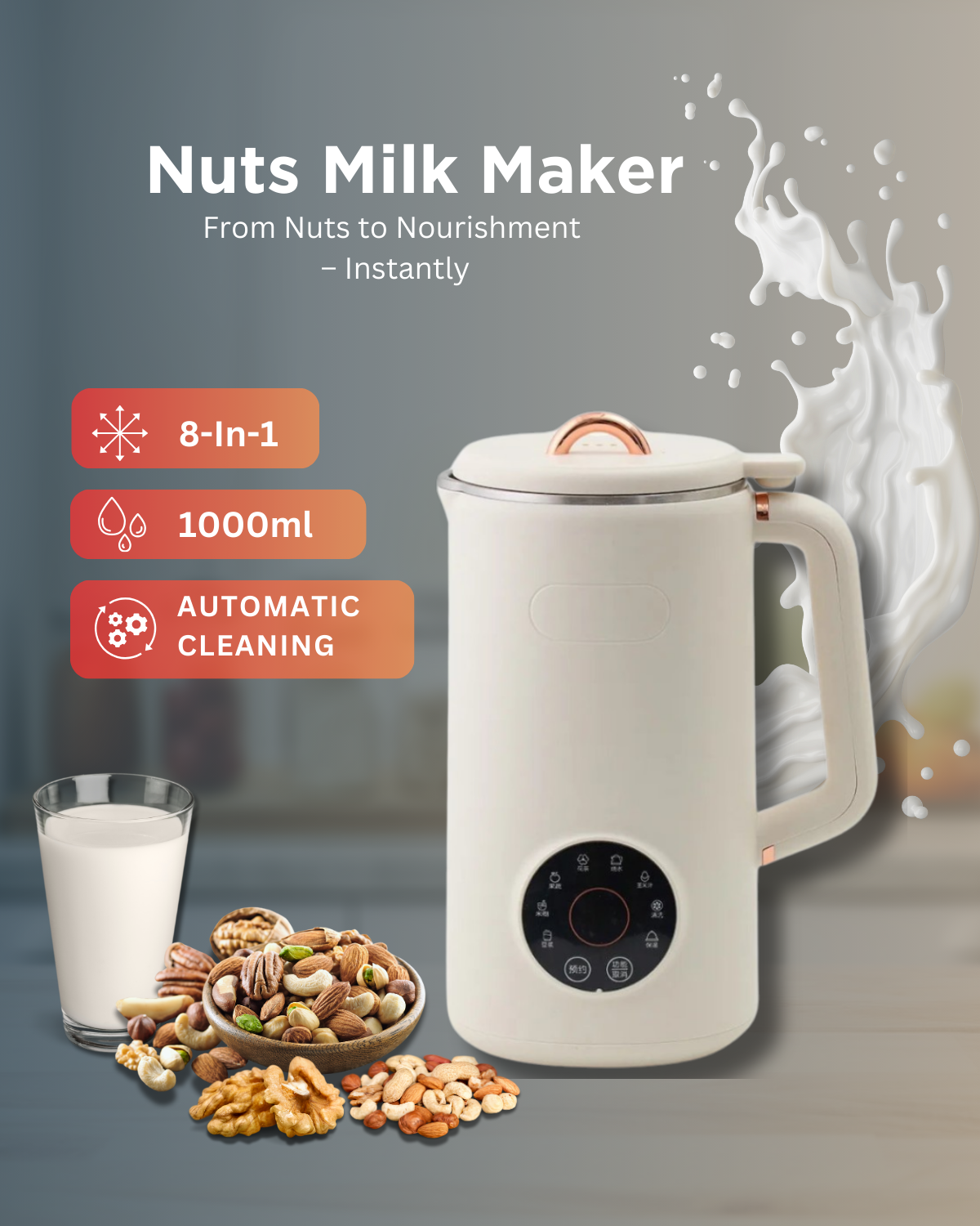 Easy Milk Maker For Nuts And Oats