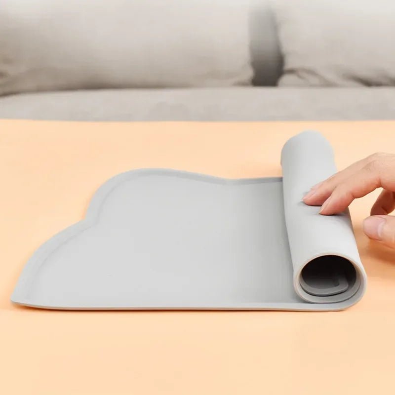 Non-Slip Silicone Feeding Mat for Pets – Waterproof, Easy to Clean, Floor Protection, Multiple Colors 4