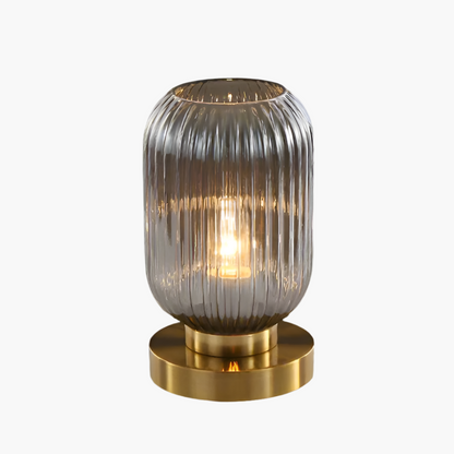 Contemporary Textured Glass Desk Lamp