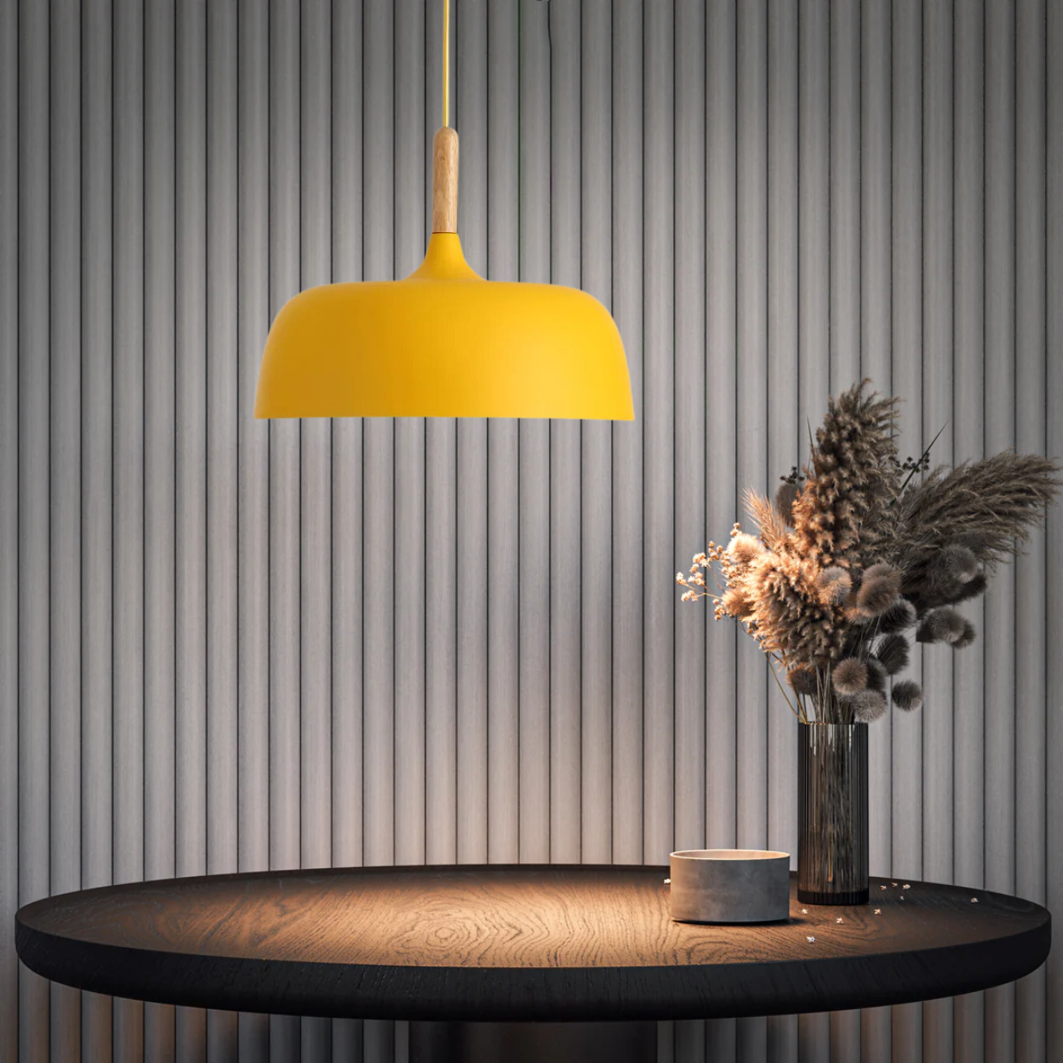 Simple Round LED Hanging Light