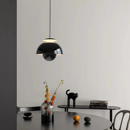 Spherical Glass LED Hanging Light