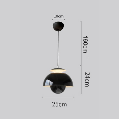 Spherical Glass LED Hanging Light