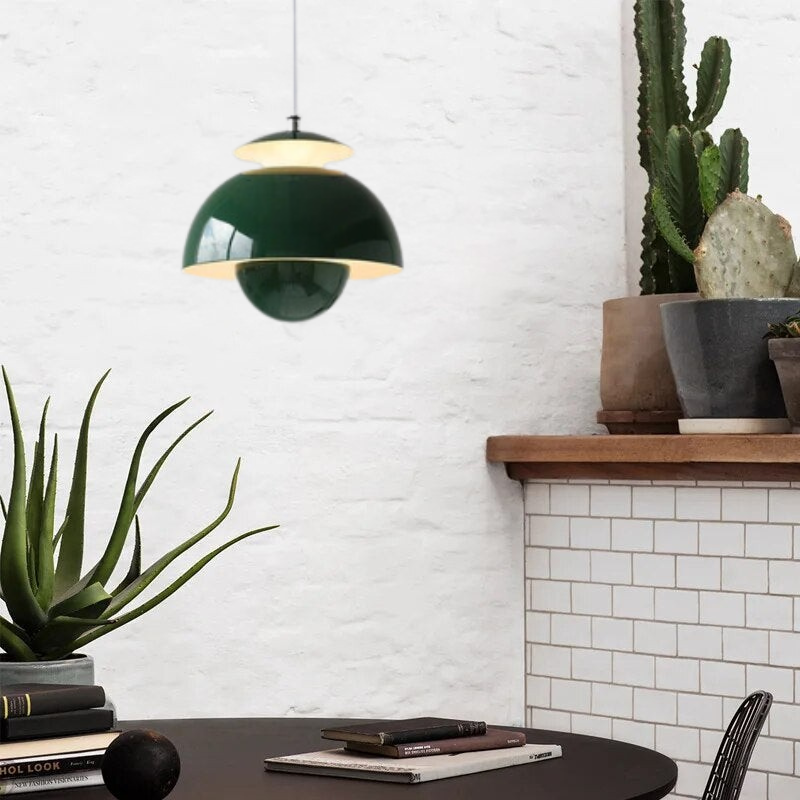 Spherical Glass LED Hanging Light