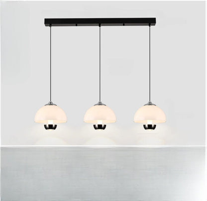 Warm Bronze Three Pendant Lighting Fixture