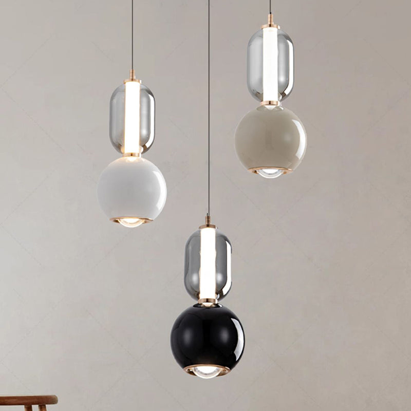 Sleek Crystal Drop Pendant Lamp