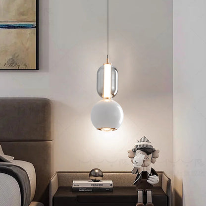 Sleek Crystal Drop Pendant Lamp