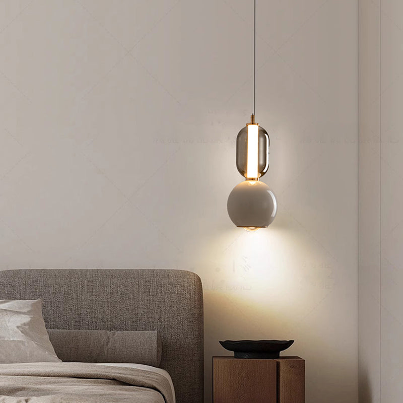 Sleek Crystal Drop Pendant Lamp
