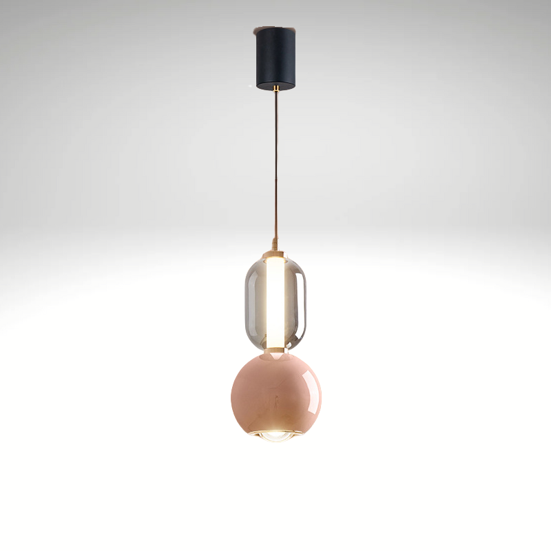 Sleek Crystal Drop Pendant Lamp