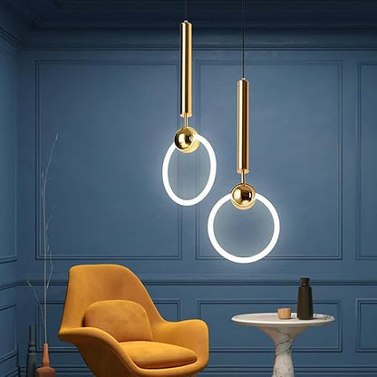 Luxurious Brass LED Pendant Light