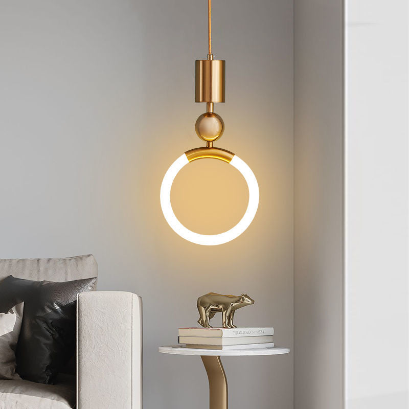 Luxurious Brass LED Pendant Light