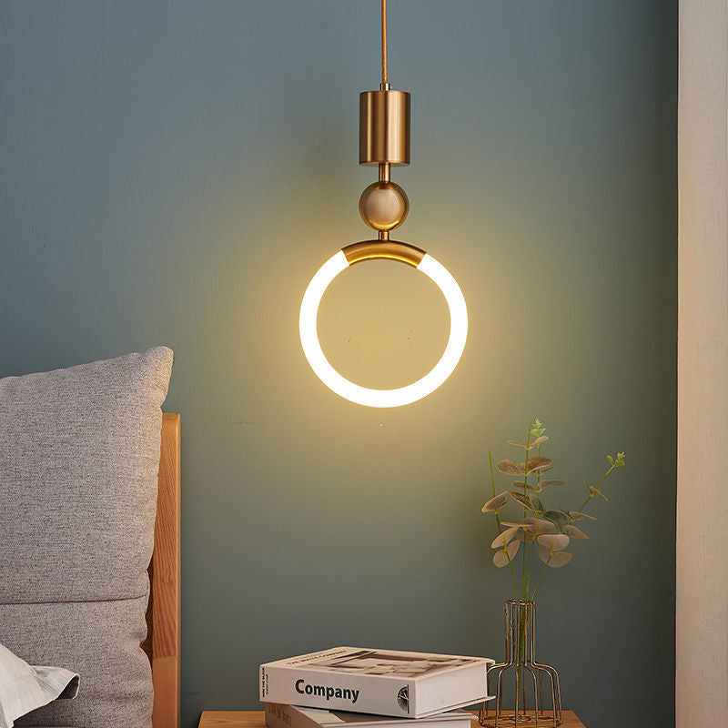 Luxurious Brass LED Pendant Light