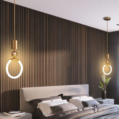 Luxurious Brass LED Pendant Light