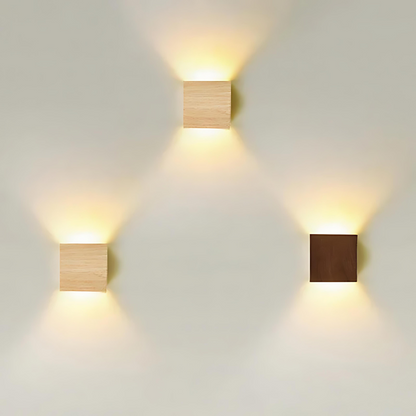 NordLume | Scandinavian Natural Wood LED Wall Light for Minimalist Spaces 2