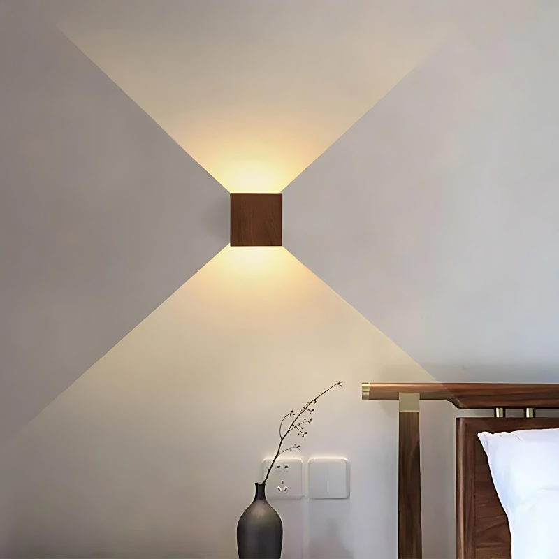 NordLume | Scandinavian Natural Wood LED Wall Light for Minimalist Spaces 3