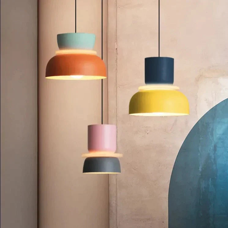 NordiGlow – Scandinavian Macaron Pendant Light for Modern & Colorful Kitchen Decor 1