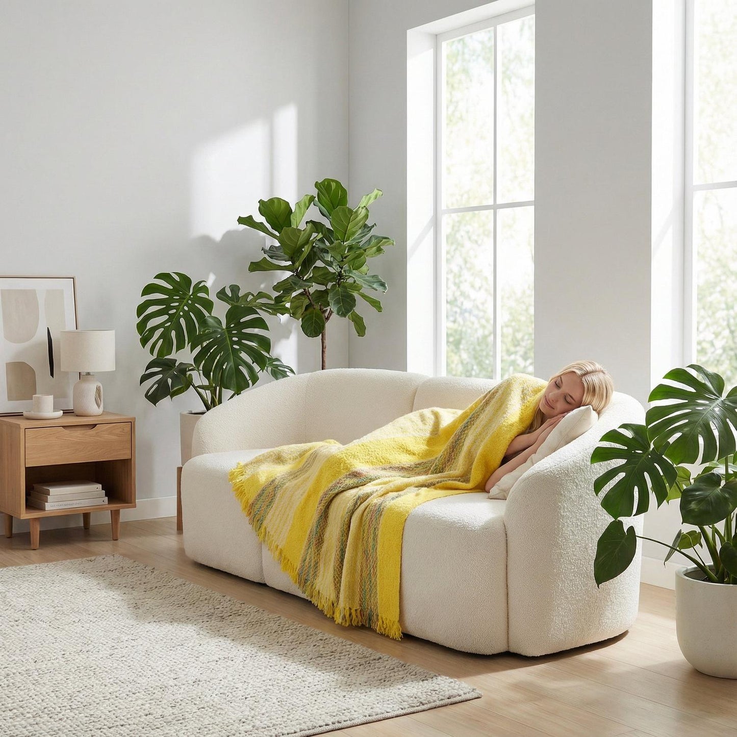 Plush Soft Blanket For Warm Home Decoration