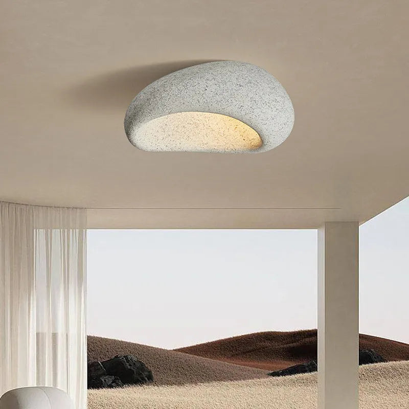 Simple Warm Japanese Style Ceiling Lamp