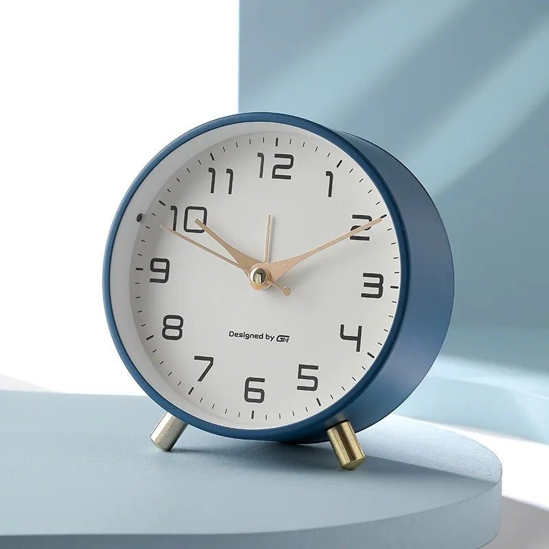 Quiet Modern Wooden Desk Clock - Lusomart