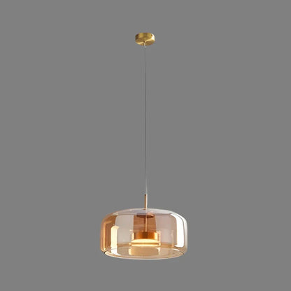 Stylish Glass Pendant Lamp – Soft Warm Lighting
