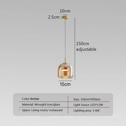 Simple Glass Table Lamp for Modern Homes