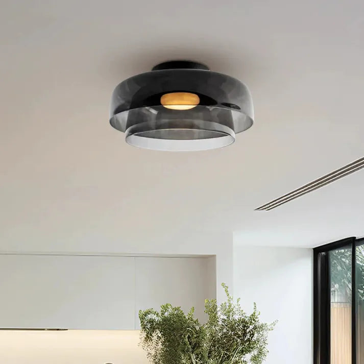 Elegant Glass Pendant Ceiling Lamp