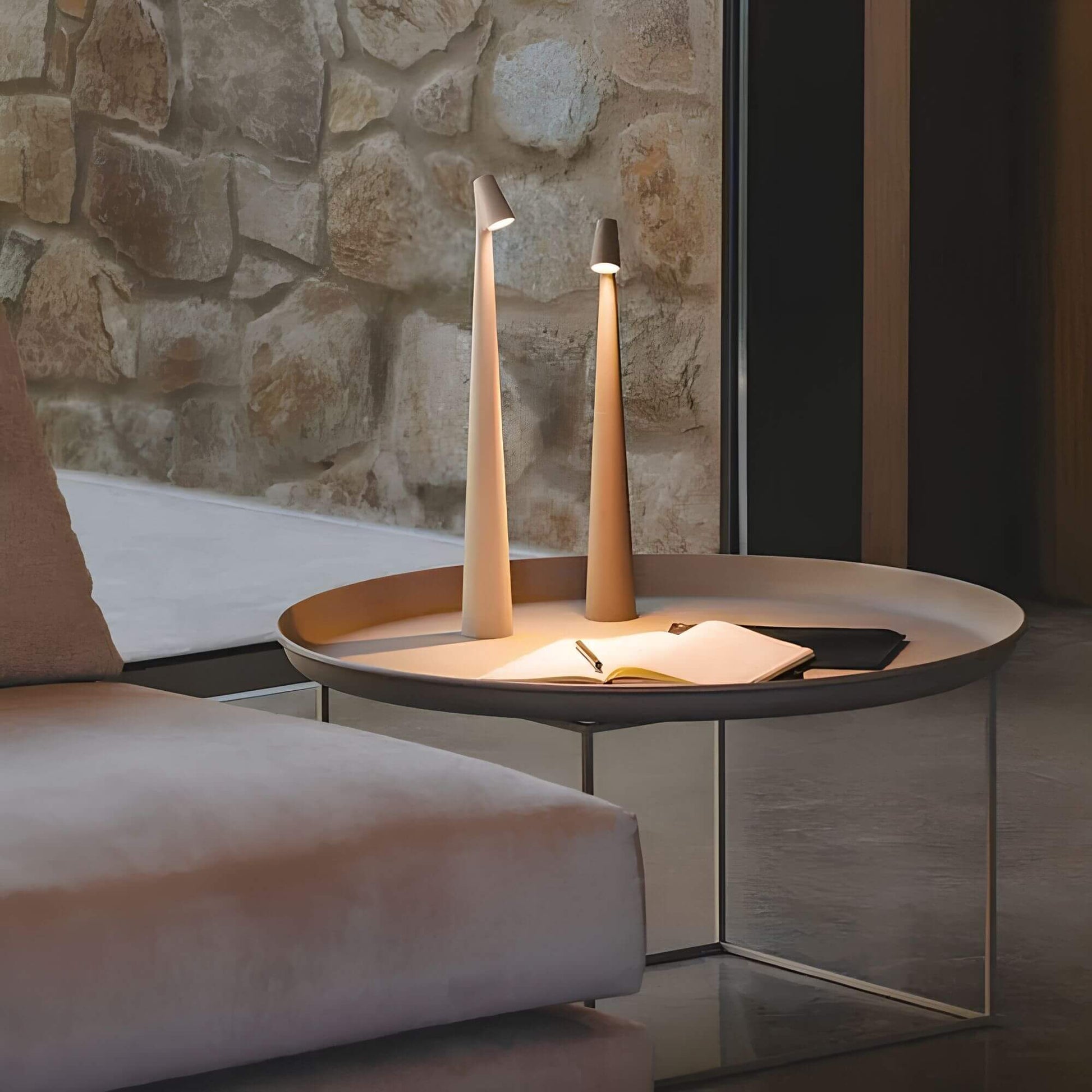 NordicGlow | Cordless Dimmable LED Table Lamp for Modern Living Rooms 5