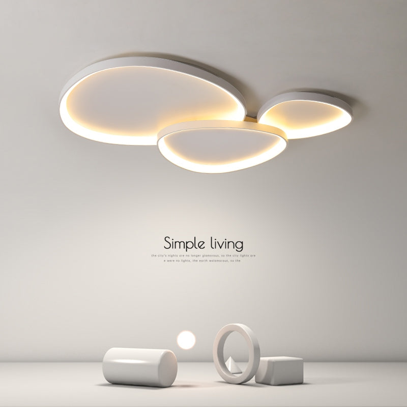 NordicGlow | Modern Dimmable LED Flush Mount Ceiling Light Fixture 5