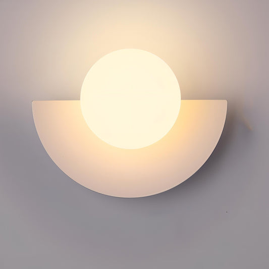 Contemporary Chic Half Moon Wall Lamp Fixture - Lusomart