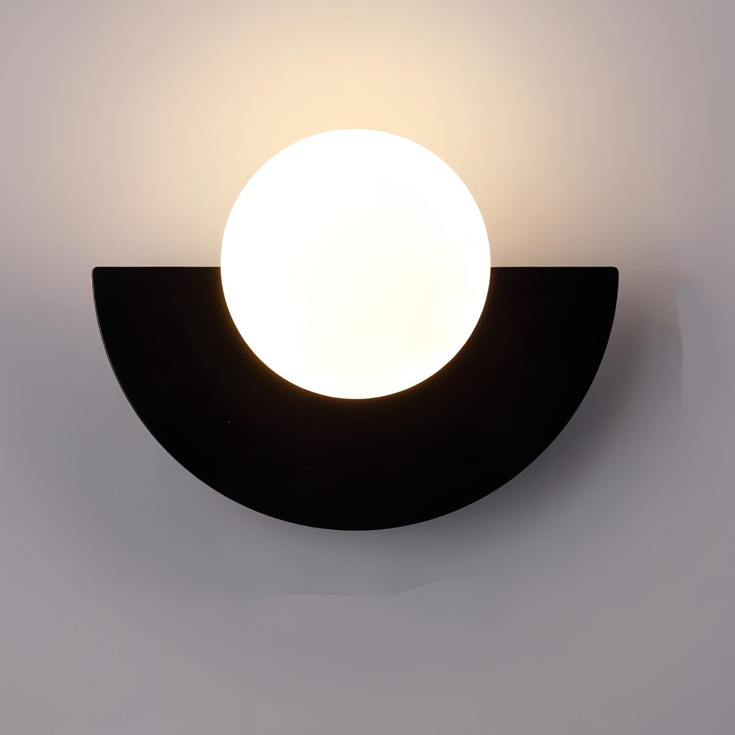 NordicGlow | Modern Elegant Semi-Circular Wall Sconce Light Fixture 9