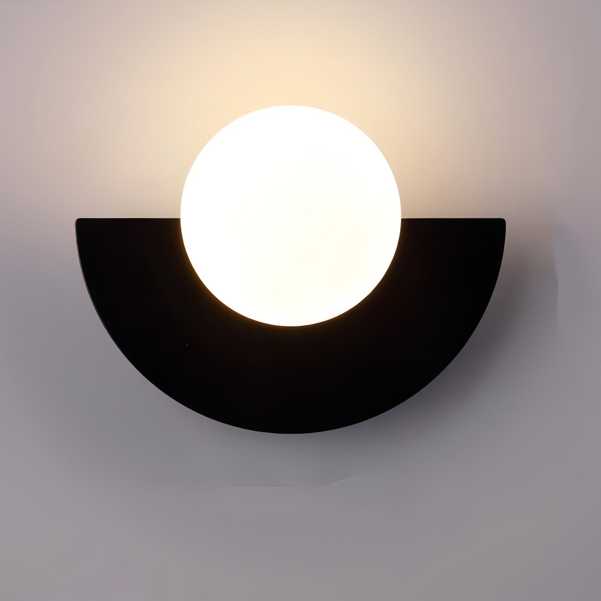 NordicGlow | Modern Elegant Semi-Circular Wall Sconce Light Fixture 9