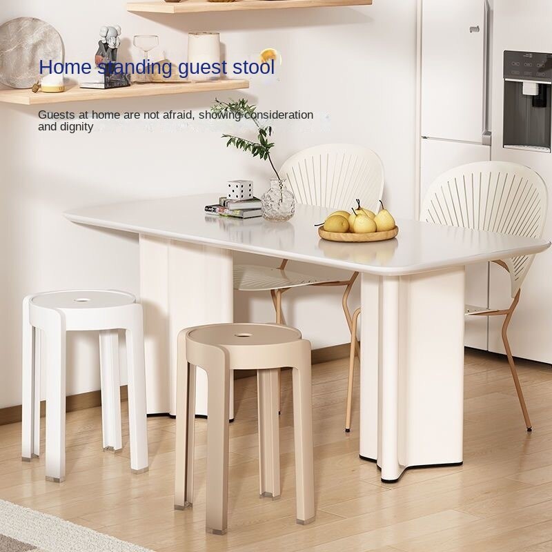 NordicNest | Stylish Minimalist Stackable Dining Stools for Modern Homes 2