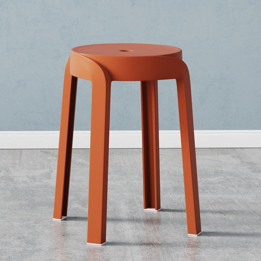 Modern Space Saving Metal Dining Stools - Lusomart