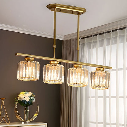 Stylish Triple Glass Kitchen Island Light