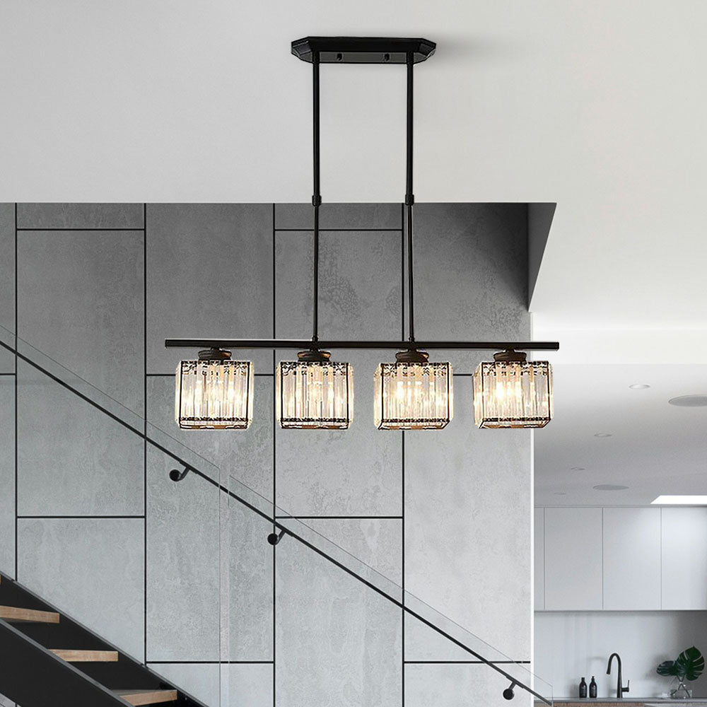 Stylish Triple Glass Kitchen Island Light