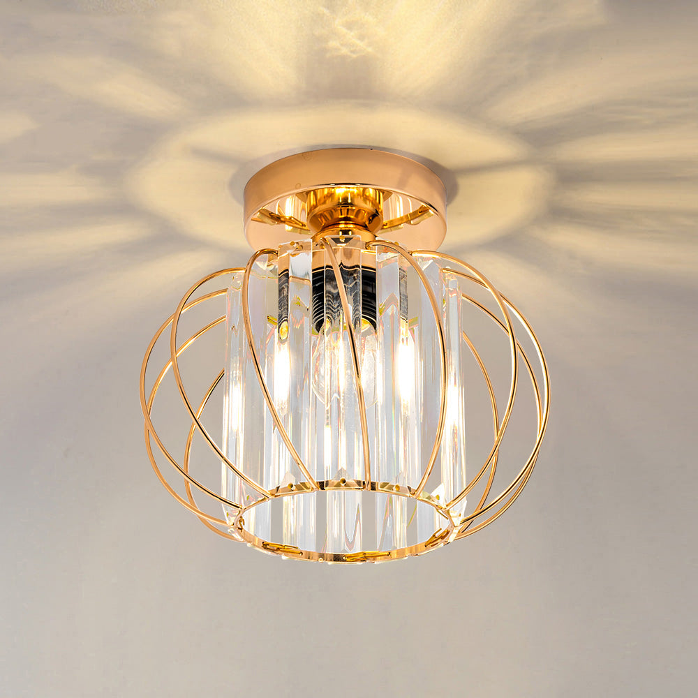 Nordic Simple Globular Glass Hallway Pendant Lighting 11