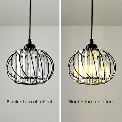 Nordic Simple Globular Glass Hallway Pendant Lighting 2