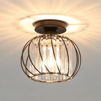 Nordic Simple Globular Glass Hallway Pendant Lighting 8