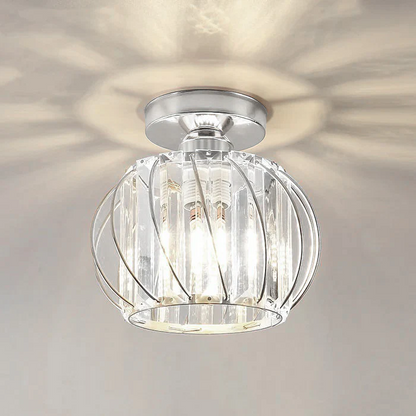 Nordic Simple Globular Glass Hallway Pendant Lighting 9
