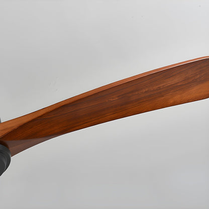 Rustic Wooden Ceiling Fan Light with LED 42 48 Inch