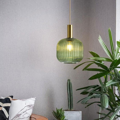 Sleek Glass Drop Pendant Light for Home Decor