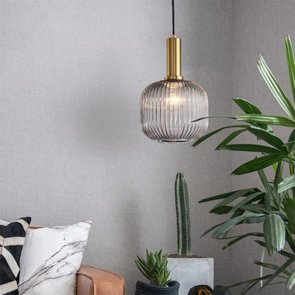 Sleek Glass Drop Pendant Light for Home Decor - Lusomart