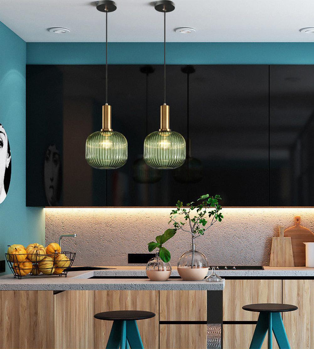 Sleek Glass Drop Pendant Light for Home Decor