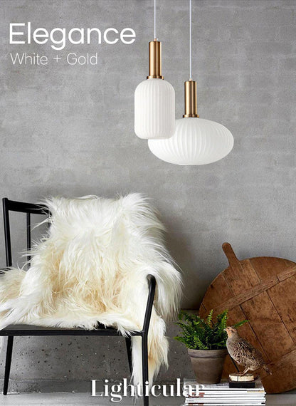 Sleek Glass Drop Pendant Light for Home Decor