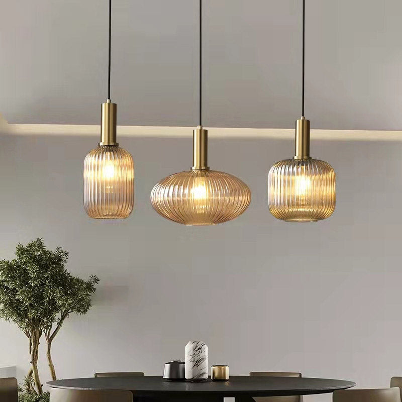 Sleek Glass Drop Pendant Light for Home Decor