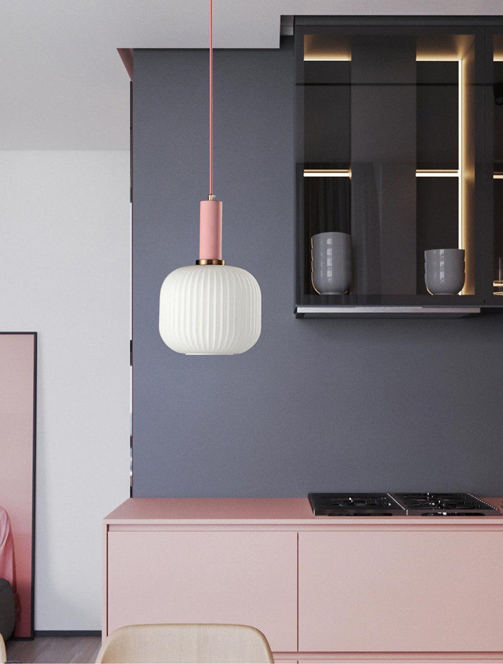 Sleek Glass Drop Pendant Light for Home Decor